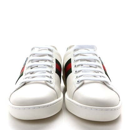 Gucci X DISNEY Calfskin Miro Soft Web Donald Duck Womens Ace Sneakers 36 White New Shamarock 3 of 9