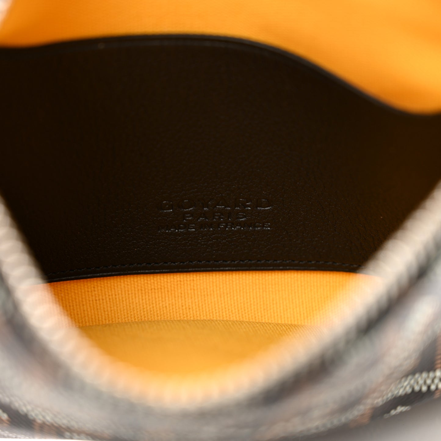 Goyardine Mini Senat Pochette Black