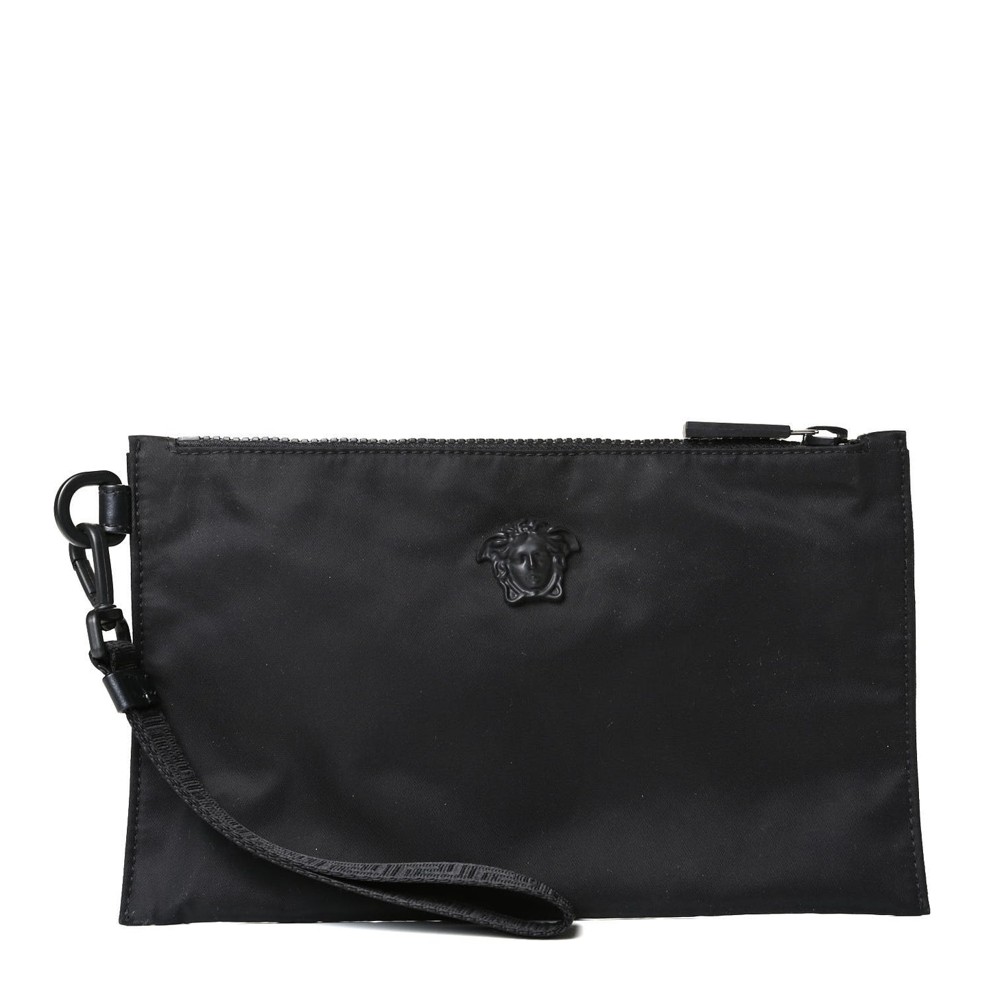 Nylon Medusa Wrist Pouch Black