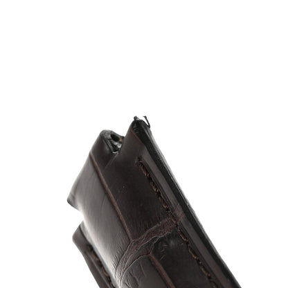 Louis Vuitton Alligator Tambour Watch Strap Brown 5 of 6