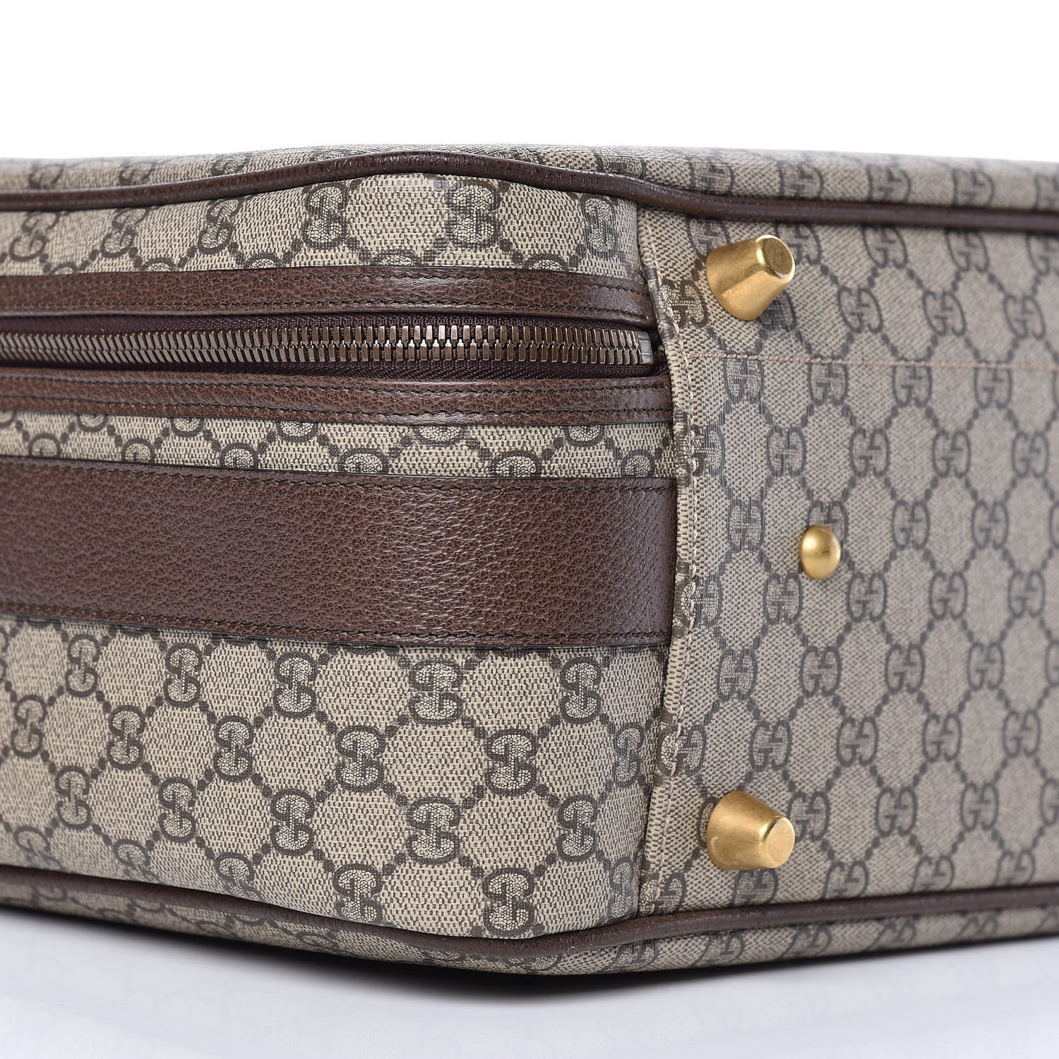 Gucci GG Supreme Monogram Embroidered Modern Future Courrier Suitcase 8 of 9