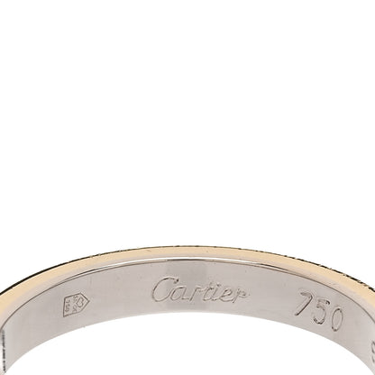 Cartier 18K Pink White Yellow Gold 2.8mm Trinity Wedding Band Ring 50 5.25 4 of 6