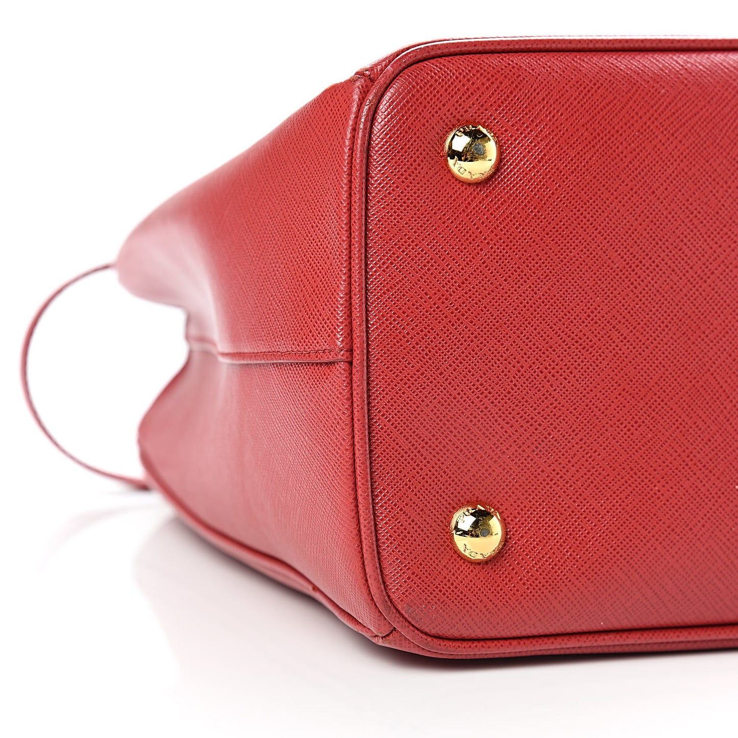 Saffiano Lux Medium Tote Fuoco