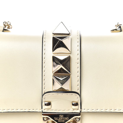Valentino Garavani Vitello Mini Glam Lock Rockstud Flap White 9 of 9
