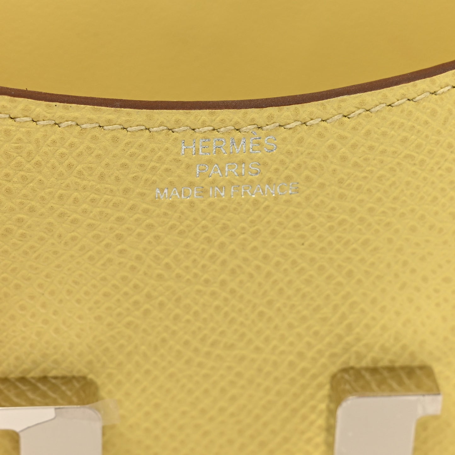 Epsom Constance Slim Wallet Jaune Poussin