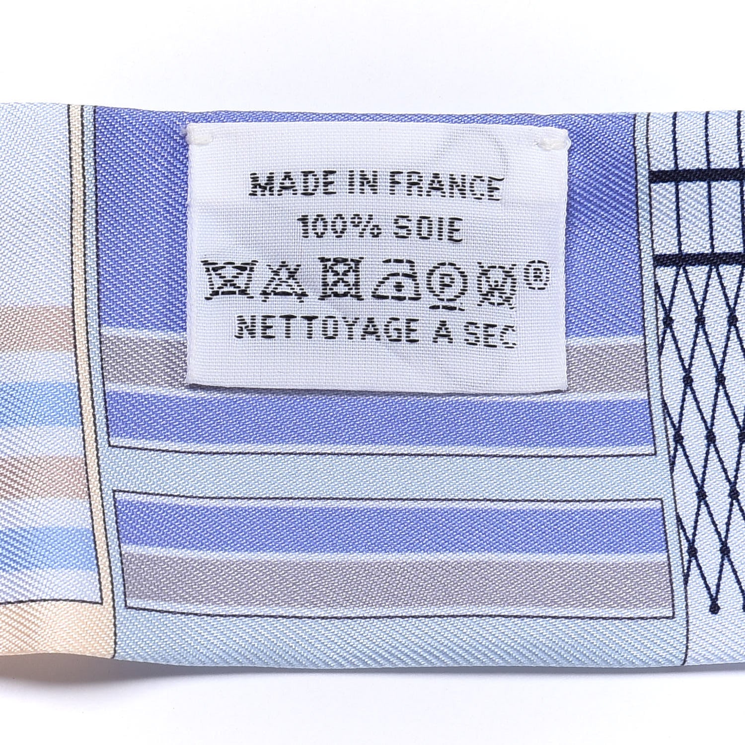 Hermes Silk Couvertures Nouvelles Twilly Menthe Ciel Marine Sable 3 of 4