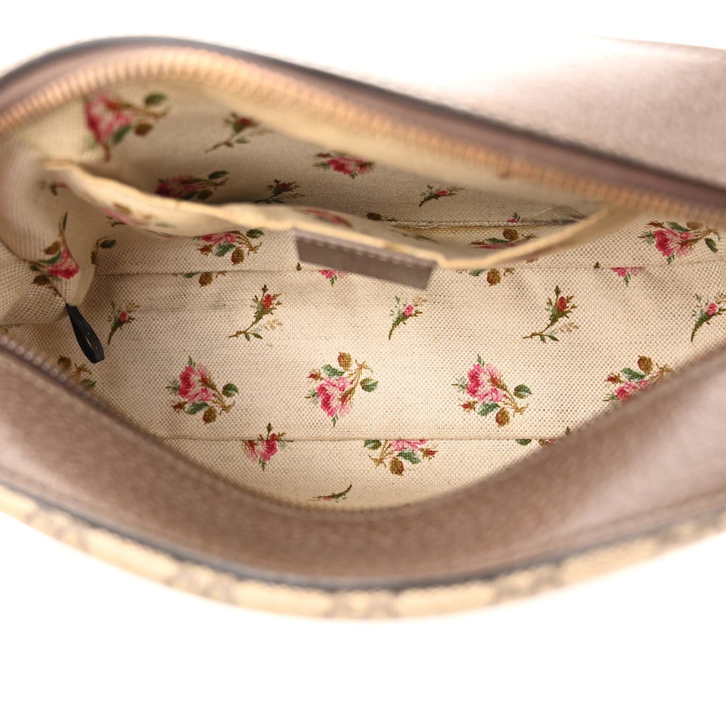 GG Supreme Monogram Web Neo Vintage Shoulder Bag Beige New Acero Crop
