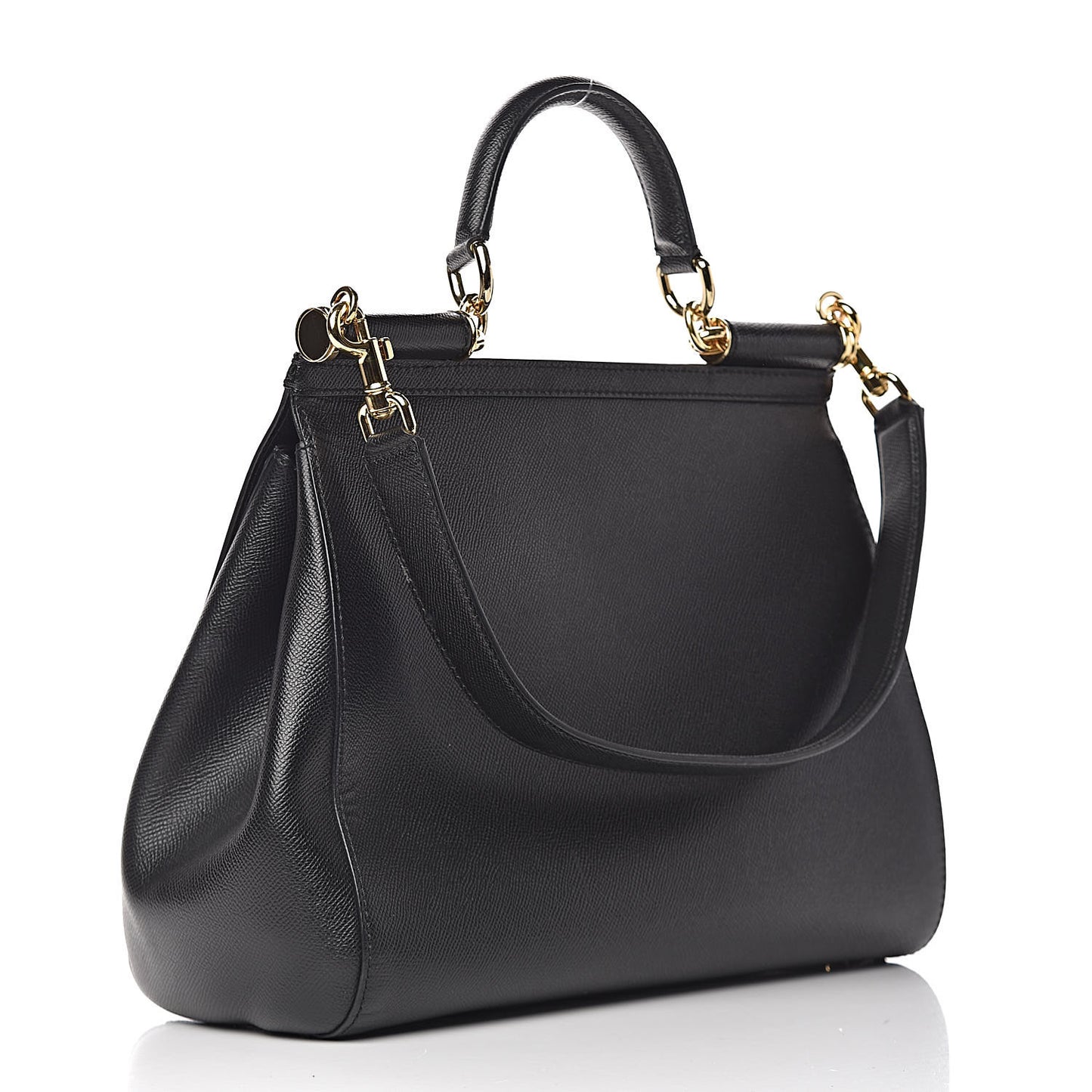 Dauphine Large Miss Sicily Satchel Black