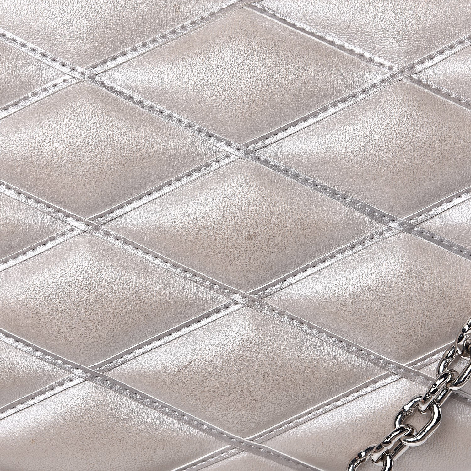 Louis Vuitton Lambskin Malletage GO-14 PM Silver 11 of 16