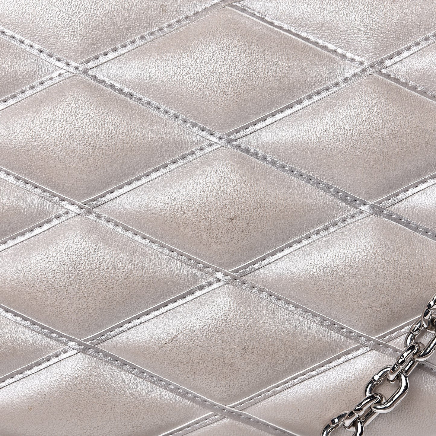 Lambskin Malletage GO-14 PM Silver