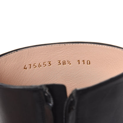 Gucci Nappa Sylvie Ankle Boots 38.5 Black 8 of 10