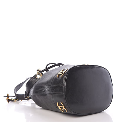 Chanel Lambskin CC Drawstring Shoulder Bag Black 5 of 12