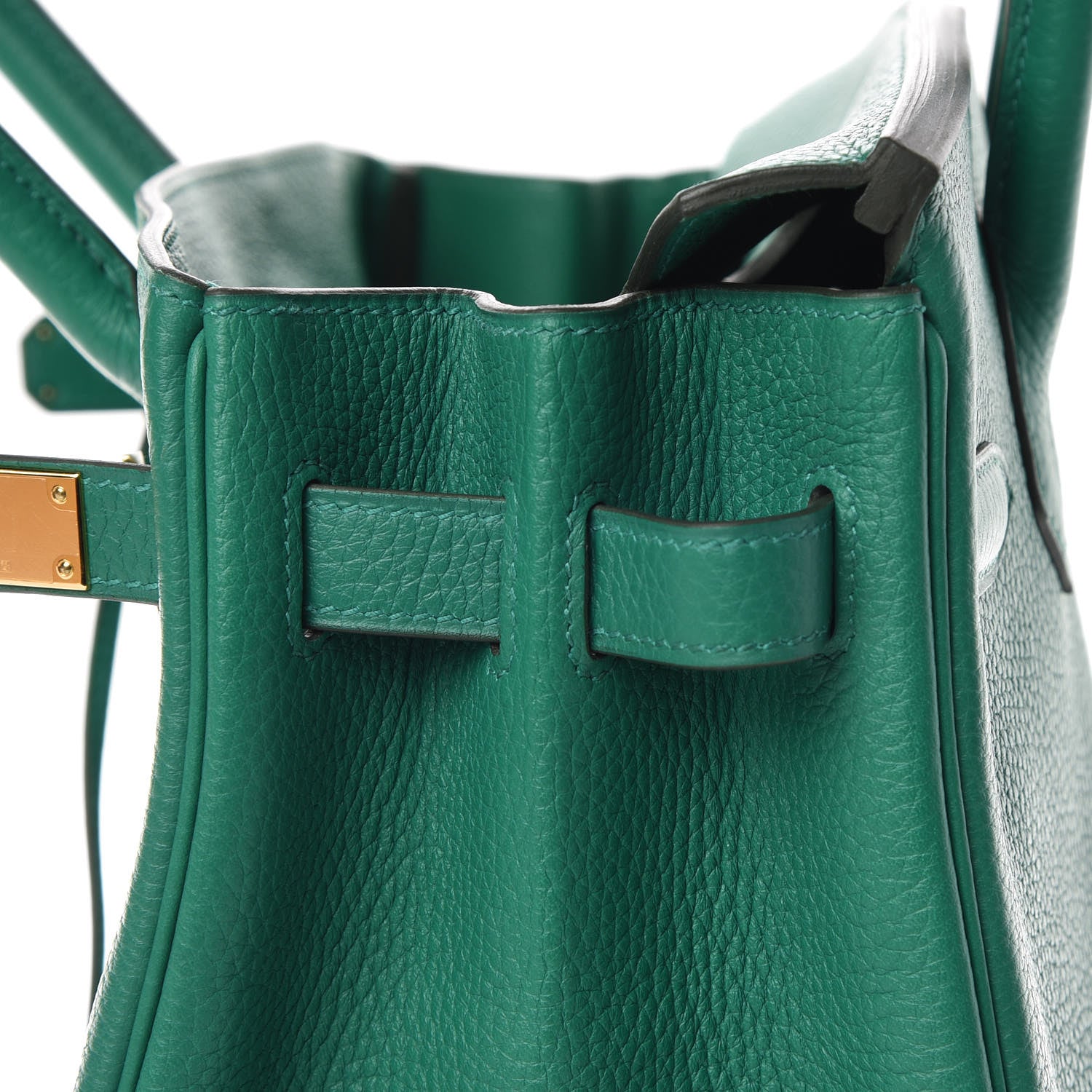 Hermes Taurillon Clemence Birkin 30 Vert Vertigo 13 of 34