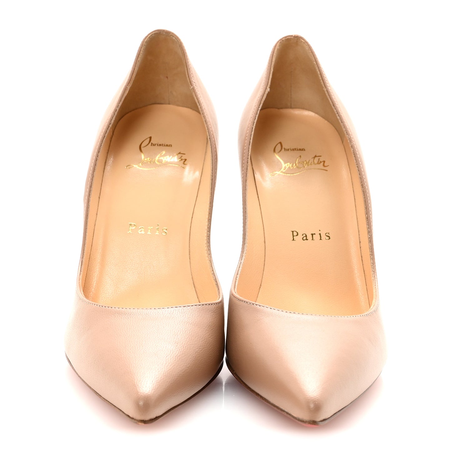 Nappa Apostrophy 100 Pumps 36 Nude