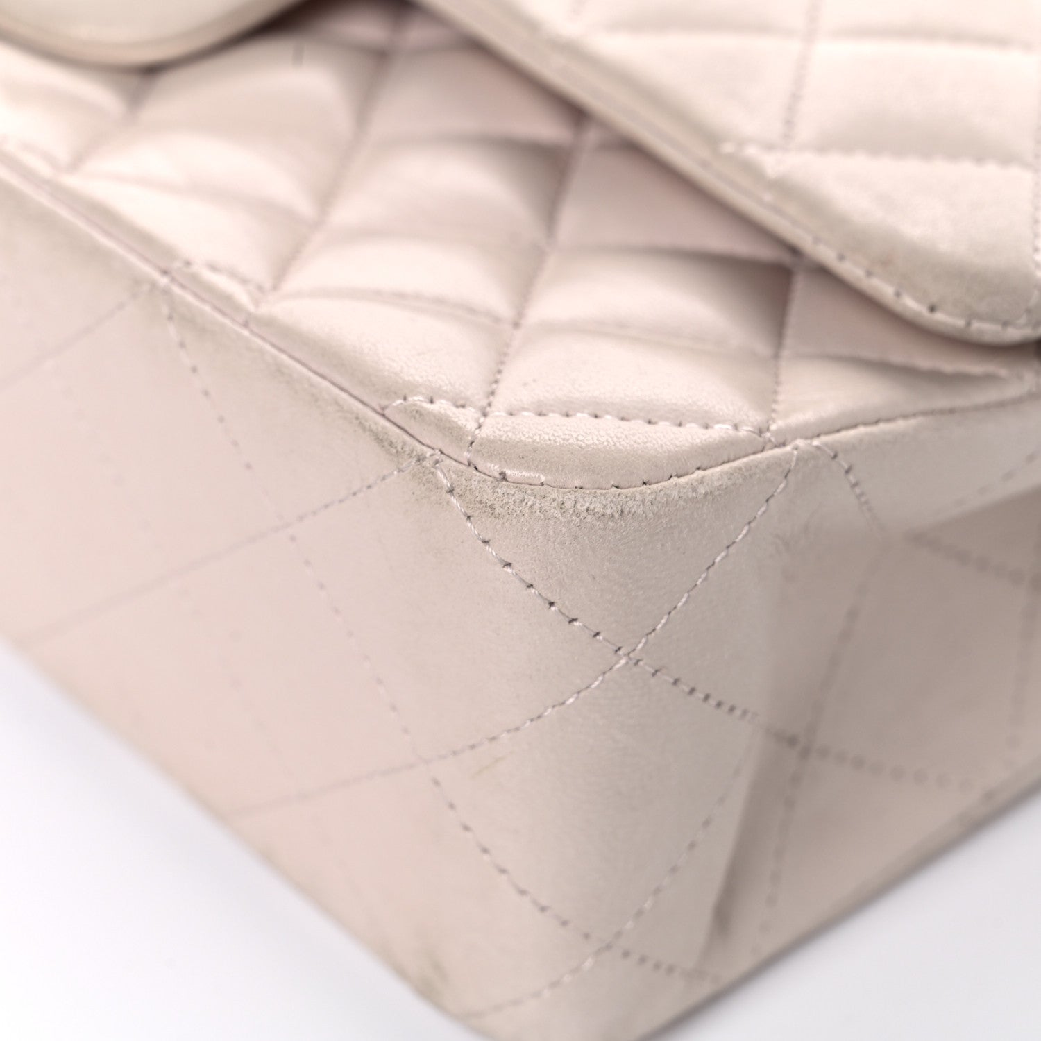 Chanel Lambskin Quilted Medium Double Flap Light Pink 8 of 26