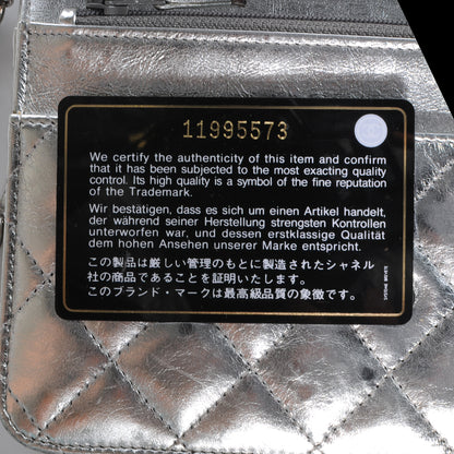 Chanel Calfskin Reissue Wallet On Chain WOC Silver 8 of 9