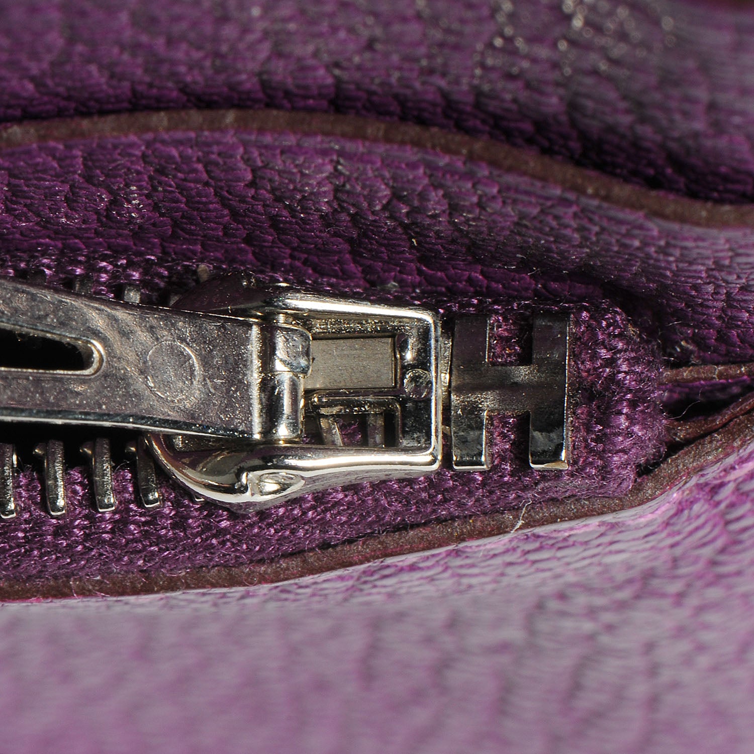 Hermes Chevre Mysore Azap GM Combined Wallet Violet 4 of 12