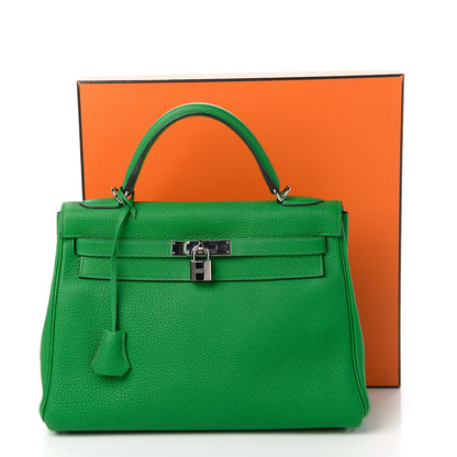 Hermes Togo Kelly Retourne 32 Bambou 11 of 11