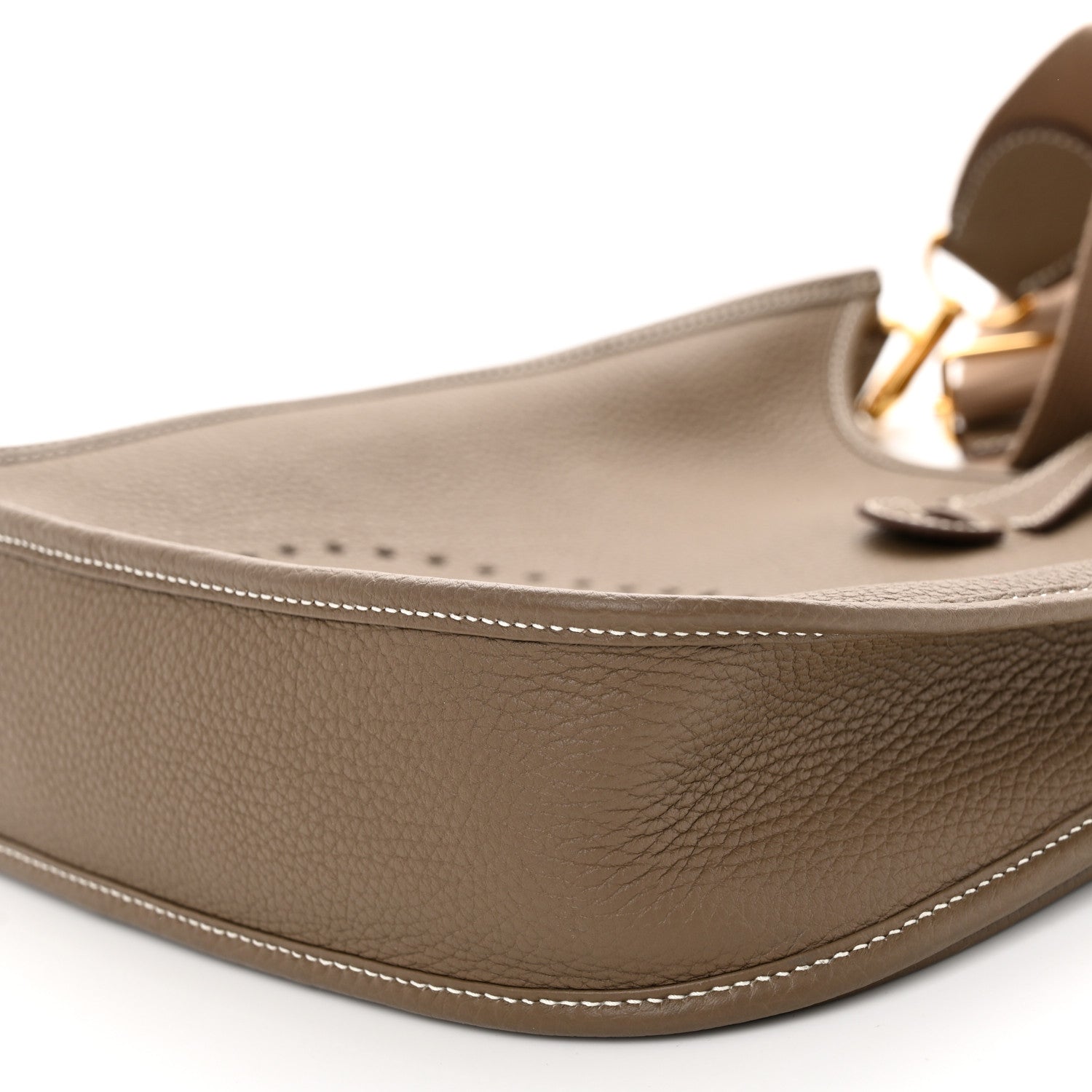 Hermes Taurillon Clemence Evelyne III PM Etoupe 10 of 11