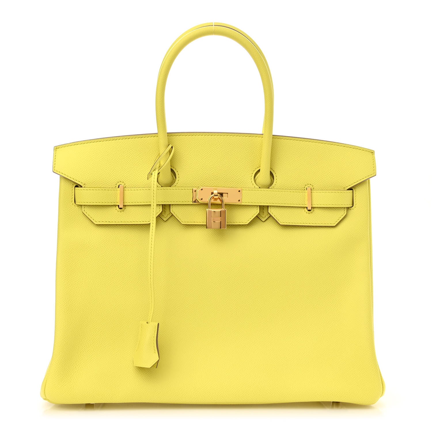 Hermes Epsom Birkin 35 Lime 1 of 12