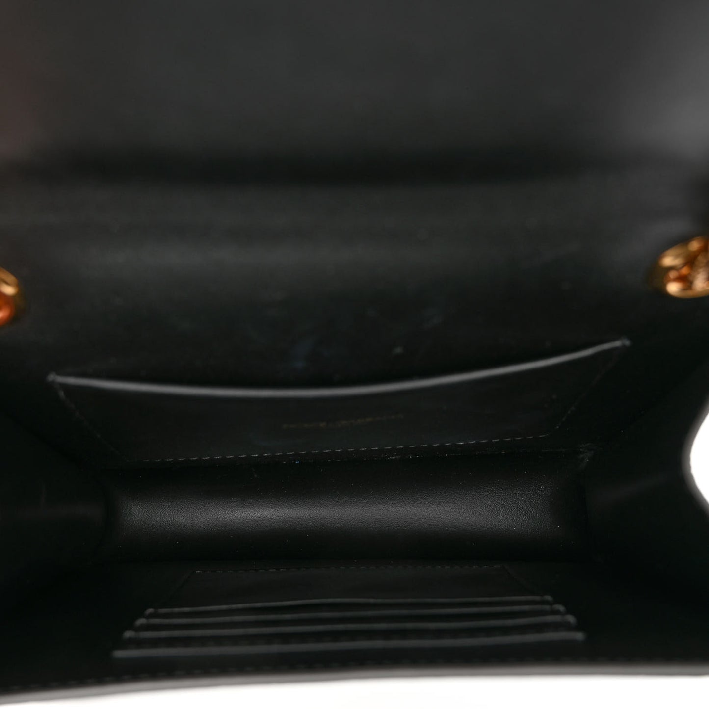 Metallic Calfskin Crocodile Embossed Mini Devotion Envelope Bag Silver