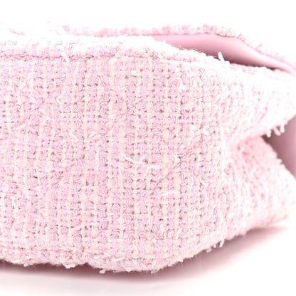 Chanel Tweed Quilted Mini Rectangular Flap Pink 9 of 9