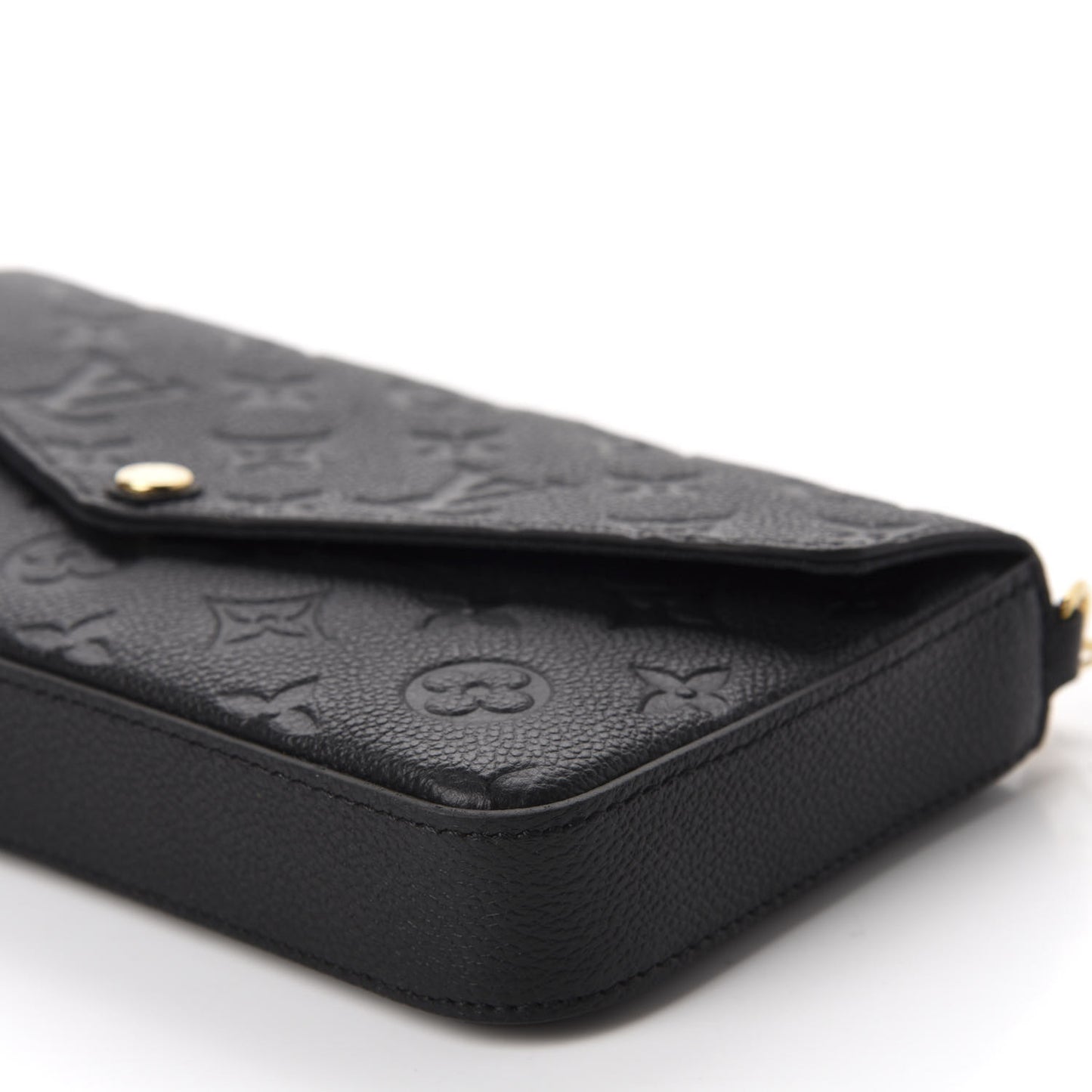 Empreinte Pochette Felicie Chain Wallet Black