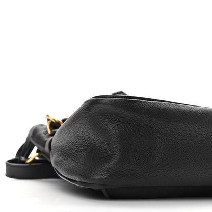 Chloe Grained Lambskin Calfskin Small Lexa Shoulder Bag Black 8 of 9