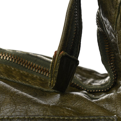 Balenciaga Agneau Classic Hardware Day Hobo Olive 15 of 17