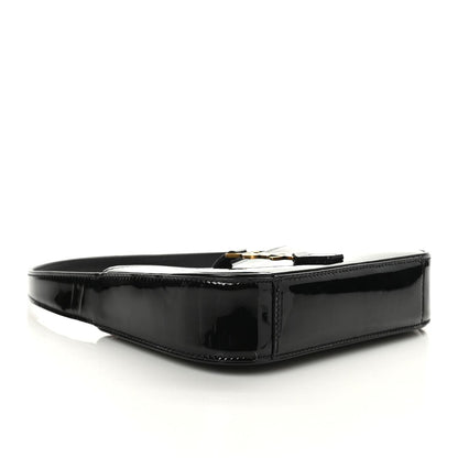 Saint Laurent Patent Calfskin Le 5 A 7 Mini Hobo Black 4 of 9