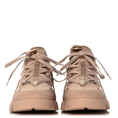 Christian Dior Neoprene Rubber Womens D-Connect Sneakers 39 Nude 2 of 8