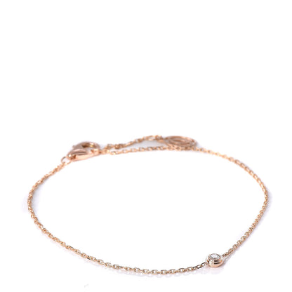 Cartier 18K Pink Gold Diamond XS D'Amour Bracelet 1 of 7