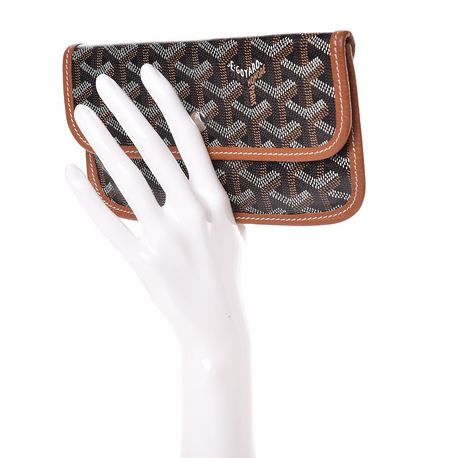 Goyard Goyardine Pouch Black Gold 2 of 6