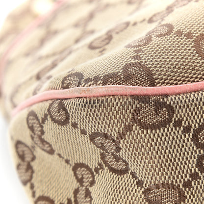 Gucci Monogram Medium Eclipse Shoulder Bag Pink 11 of 13