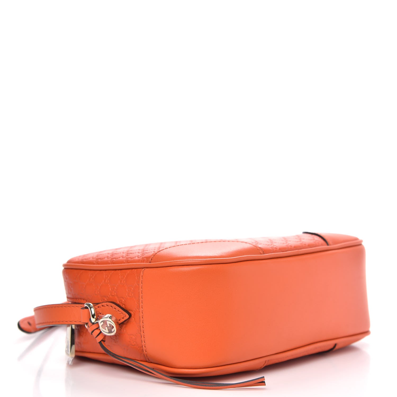 Gucci Soft Microguccissima Mini Bree Messenger Bag Sun Orange 3 of 11