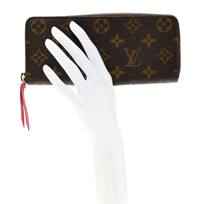 Louis Vuitton Monogram Clemence Wallet Freesia 2 of 8