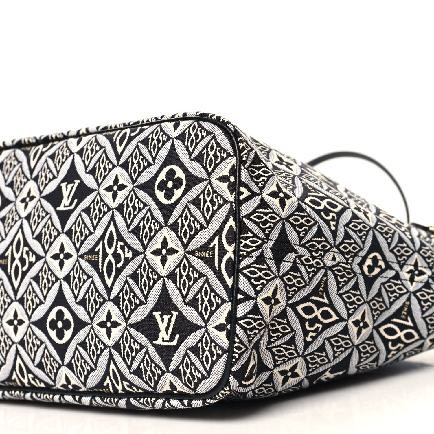 Louis Vuitton Jacquard Since 1854 Neverfull MM Grey 10 of 10