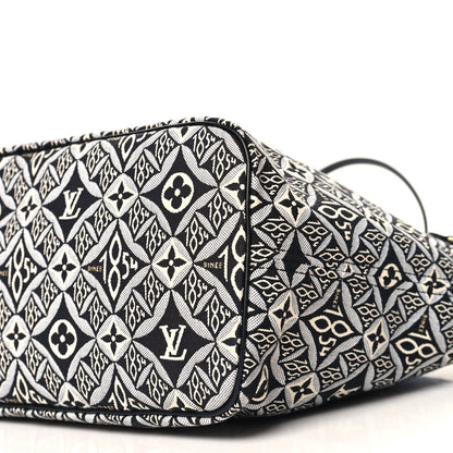 Louis Vuitton Jacquard Since 1854 Neverfull MM Grey 10 of 10