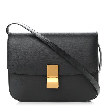 Celine Liege Calfskin Medium Classic Box Flap Bag Anthracite 2 of 9