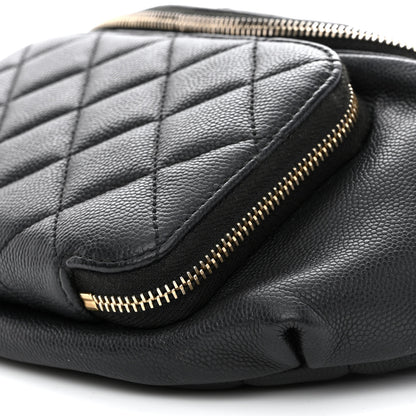 Chanel Caviar Quilted Business Affinity Waist Belt Bag Black 10 of 10
