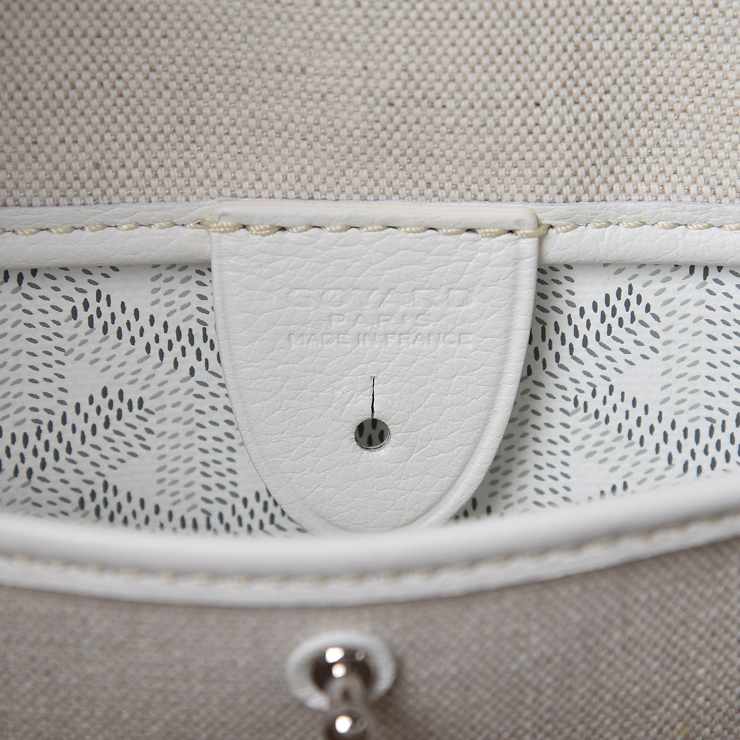 Goyard Goyardine Artois PM White 6 of 16
