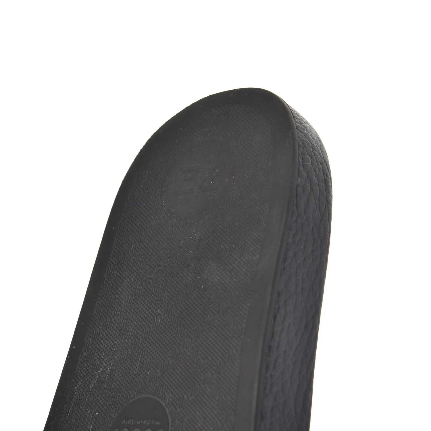 Gucci Rubber Womens Logo Slide Sandals 39 Black 13 of 15
