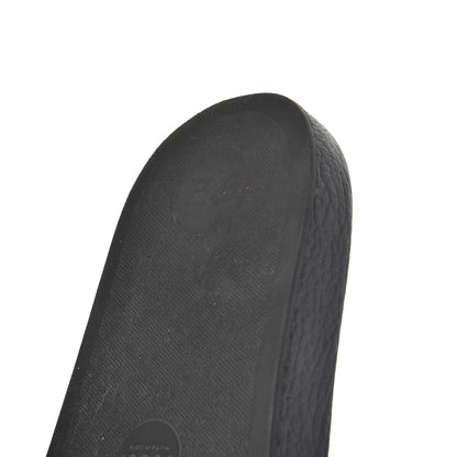 Gucci Rubber Womens Logo Slide Sandals 39 Black 13 of 15