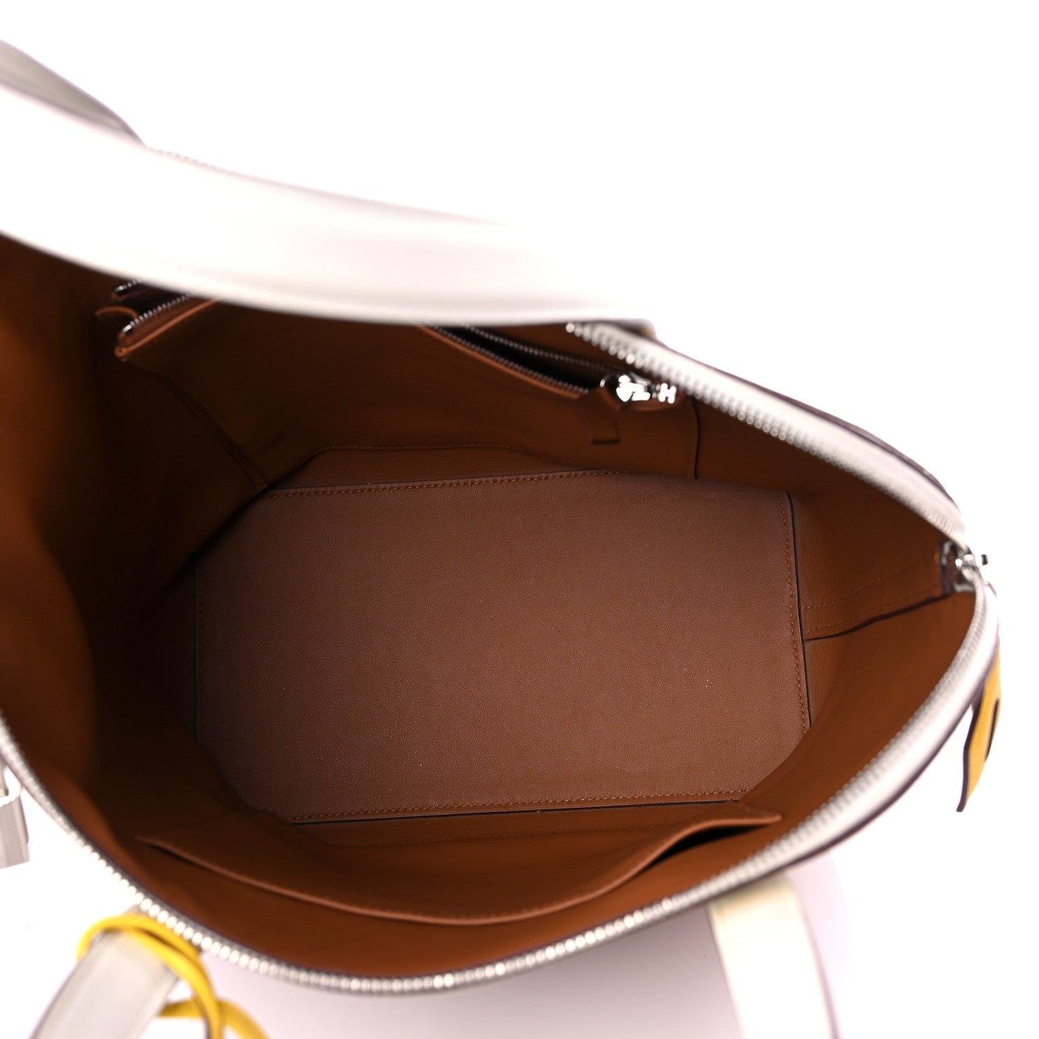 Hermes Evercolor Swift Transat Sailor Bag Gold White Jaune De Naples 5 of 18