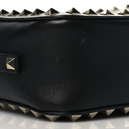 Valentino Garavani Pebbled Calfskin Rockstud Camera Crossbody Bag Black 8 of 9