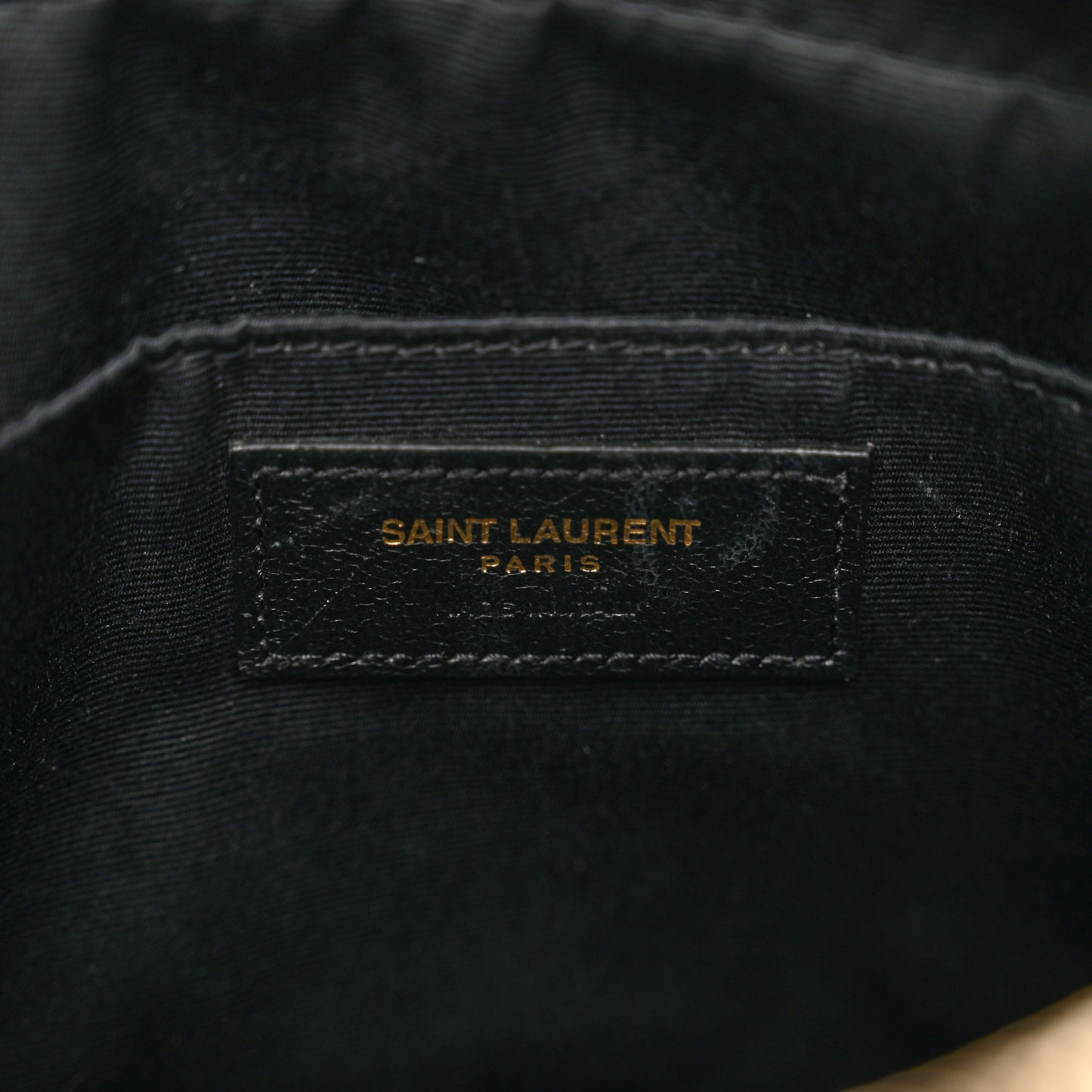 Grained Lambskin Monogram Lou Camera Bag Black