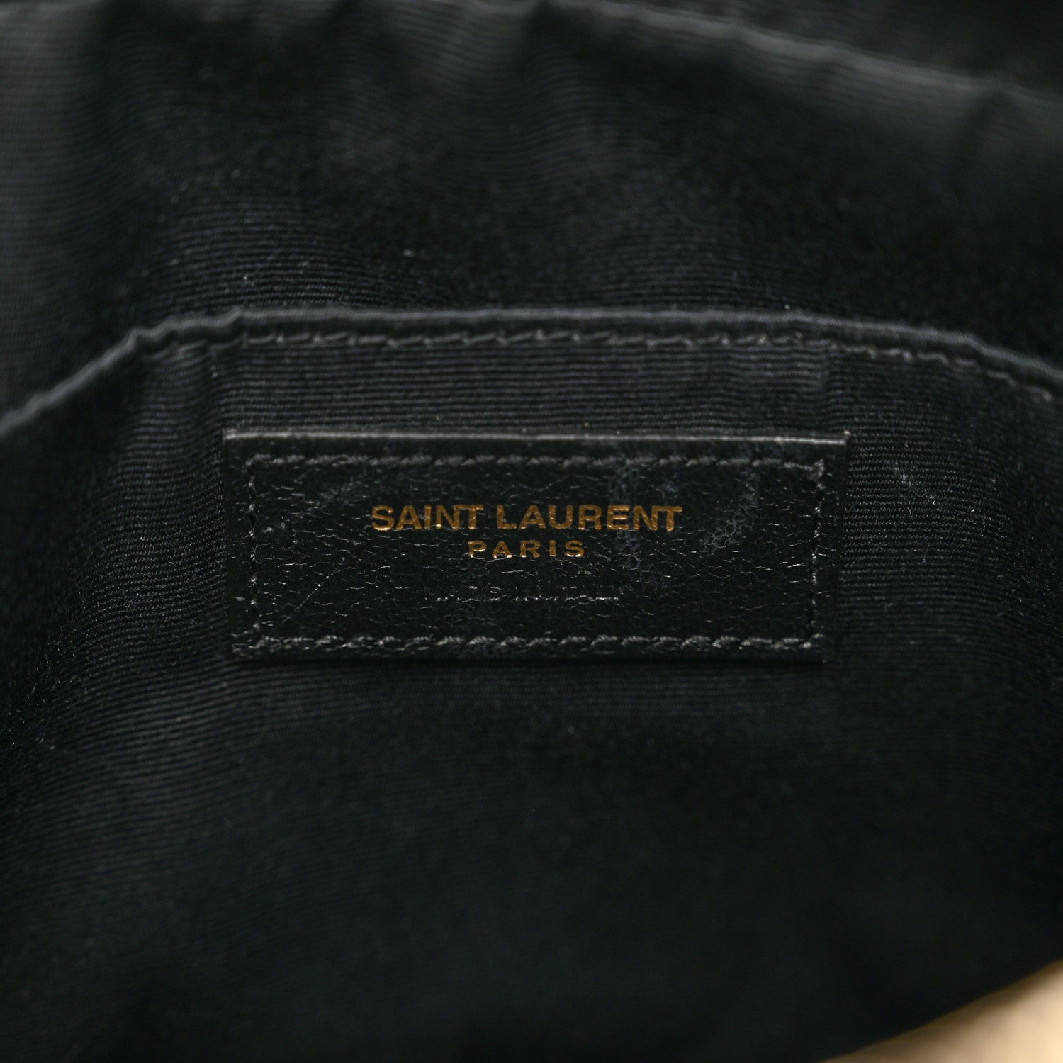 Saint Laurent Grained Lambskin Monogram Lou Camera Bag Black 7 of 9