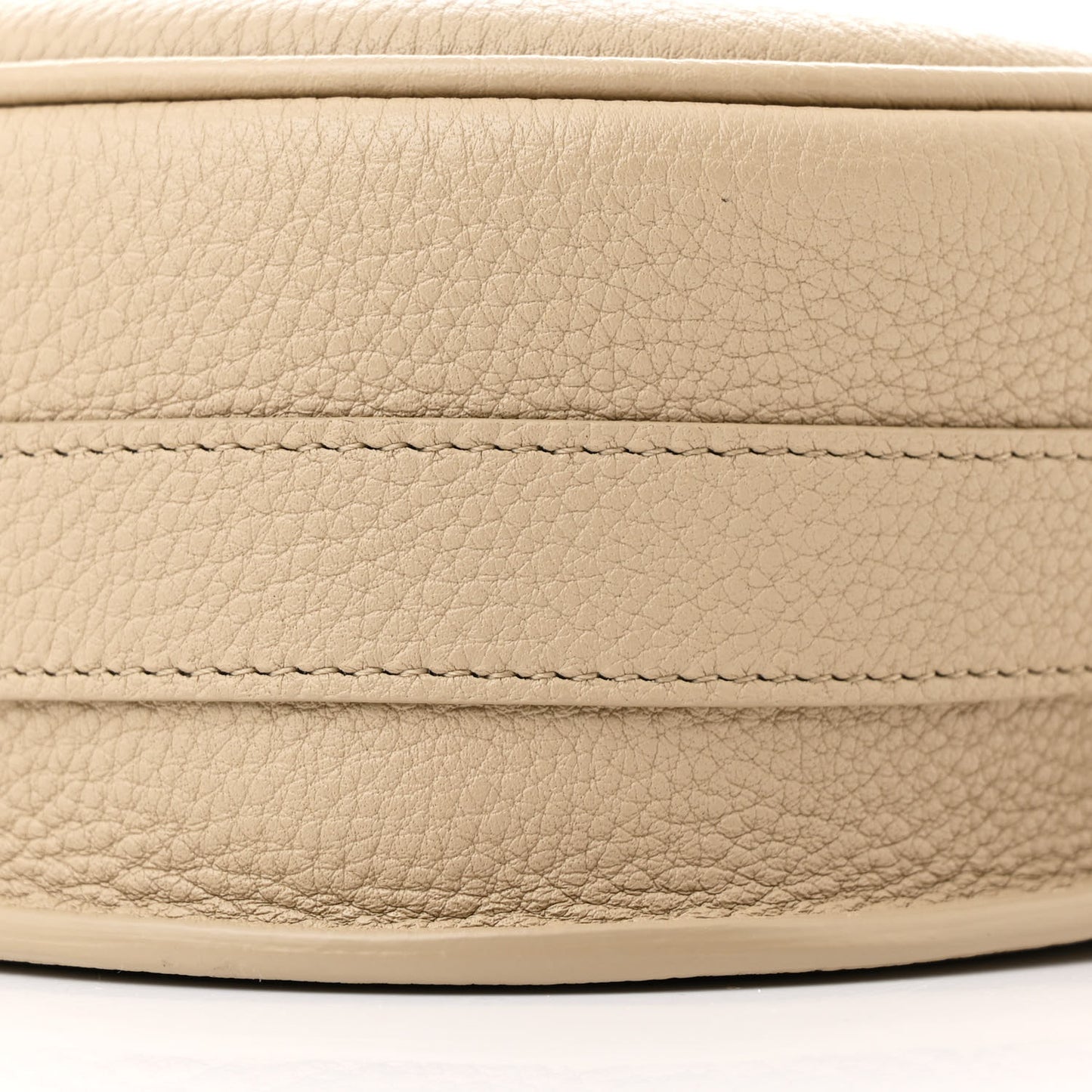 Grained Calfskin Medium Bobby Flap Beige