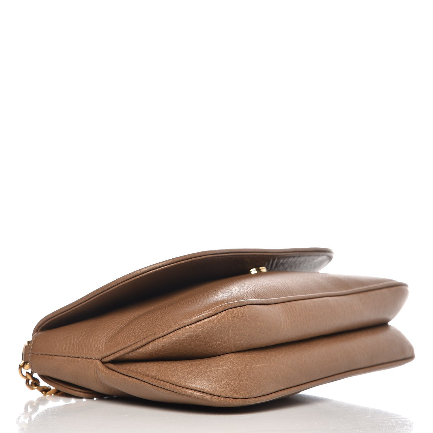 Gucci Cellarius Calfskin Medium 1973 Chain Shoulder Bag Marron Glace 4 of 10