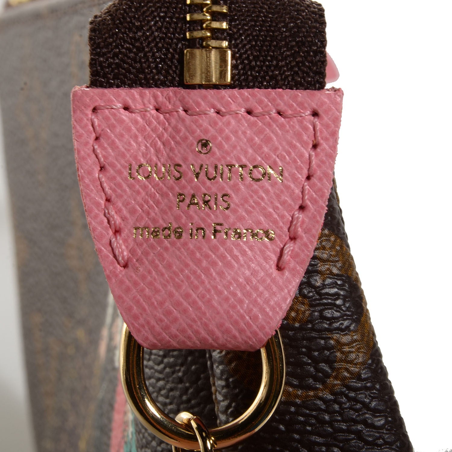 Louis Vuitton Monogram Illustre Mini Pochette Accessories Rose 6 of 8